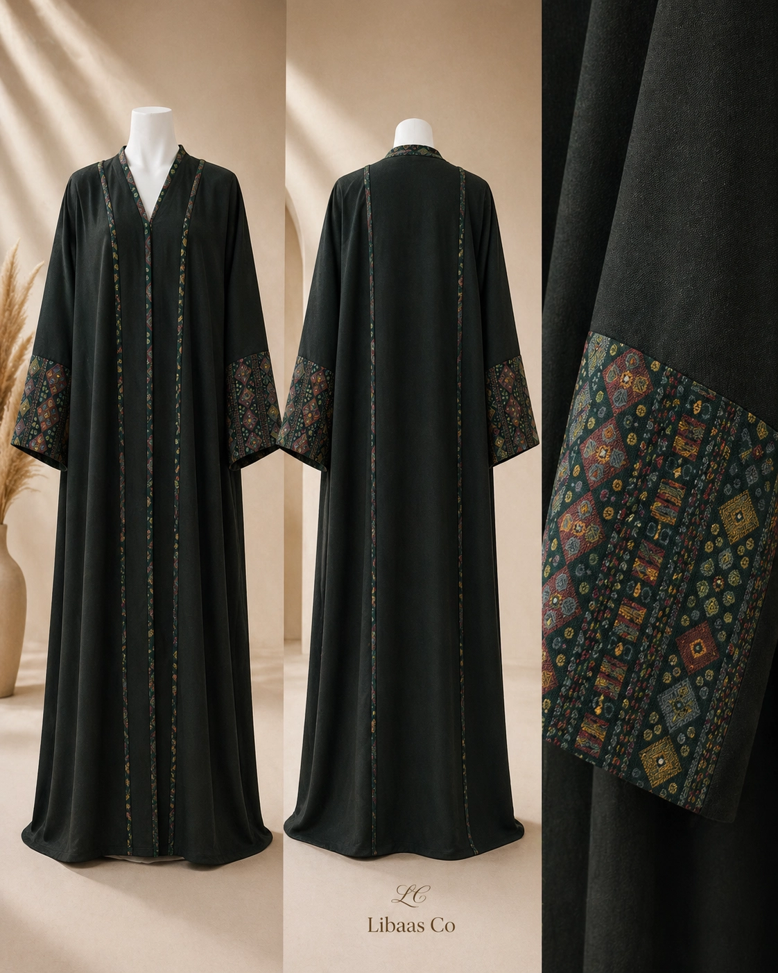 SEAWEED GREEN LINEN LINE